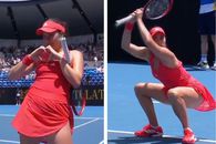 Gabriela Ruse și Marta Kostyuk, ipostaze virale la Australian Open: „Îți mulțumesc, partenero! Hahahah!”