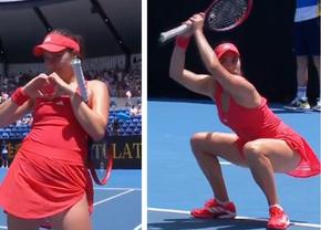 Gabriela Ruse și Marta Kostyuk, ipostaze virale la Australian Open: „Îți mulțumesc, partenero! Hahahah!”