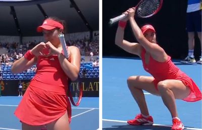 Gabriela Ruse și Marta Kostyuk, ipostaze virale la Australian Open: „Îți mulțumesc, partenero! Hahahah!”