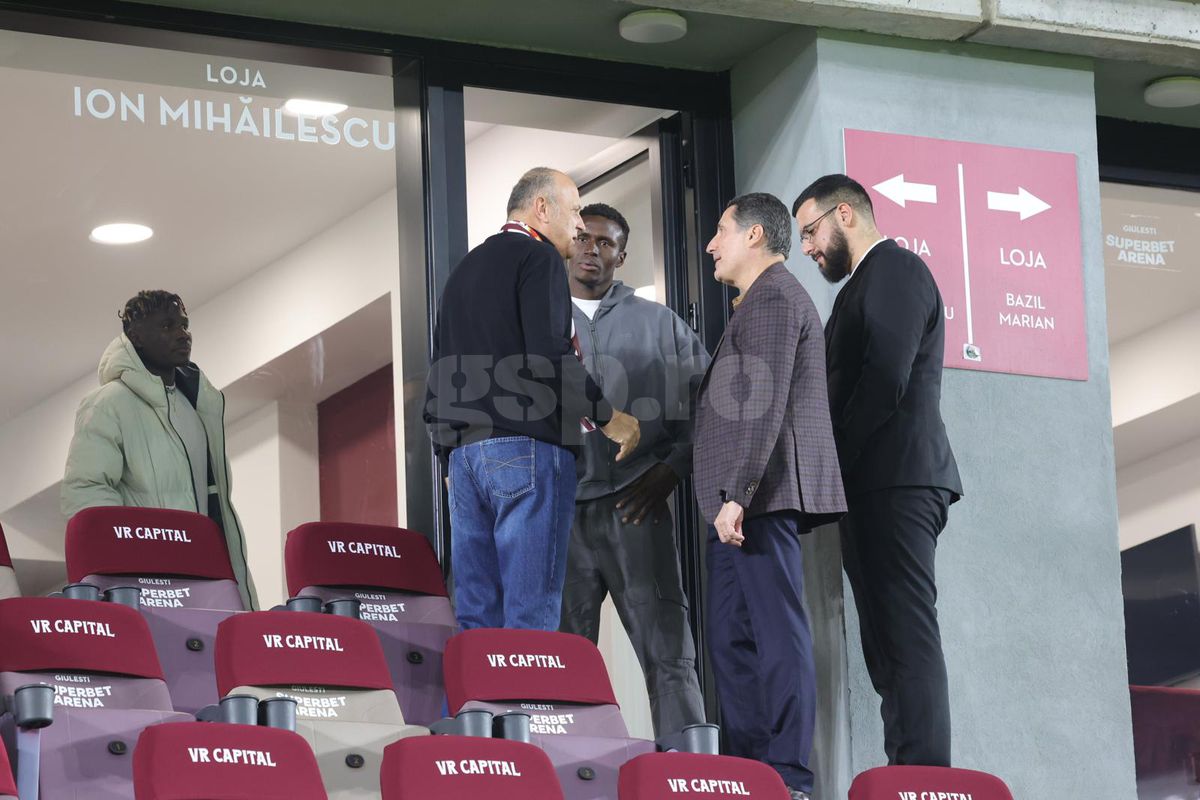 Rapid și-a prezentat noul transfer: David Ankeye! Atacantul de la Genoa e în tribună la meciul cu Poli Iași