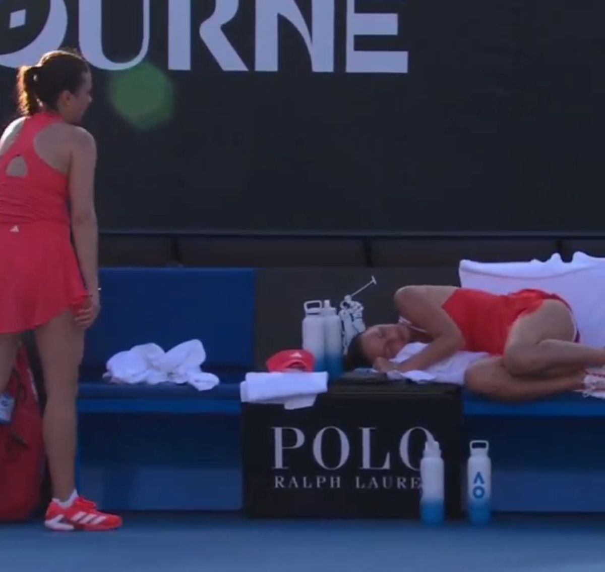 Gabriela Ruse și Marta Kostyuk, ipostaze virale la Australian Open: „Îți mulțumesc, partenero! Hahahah!”