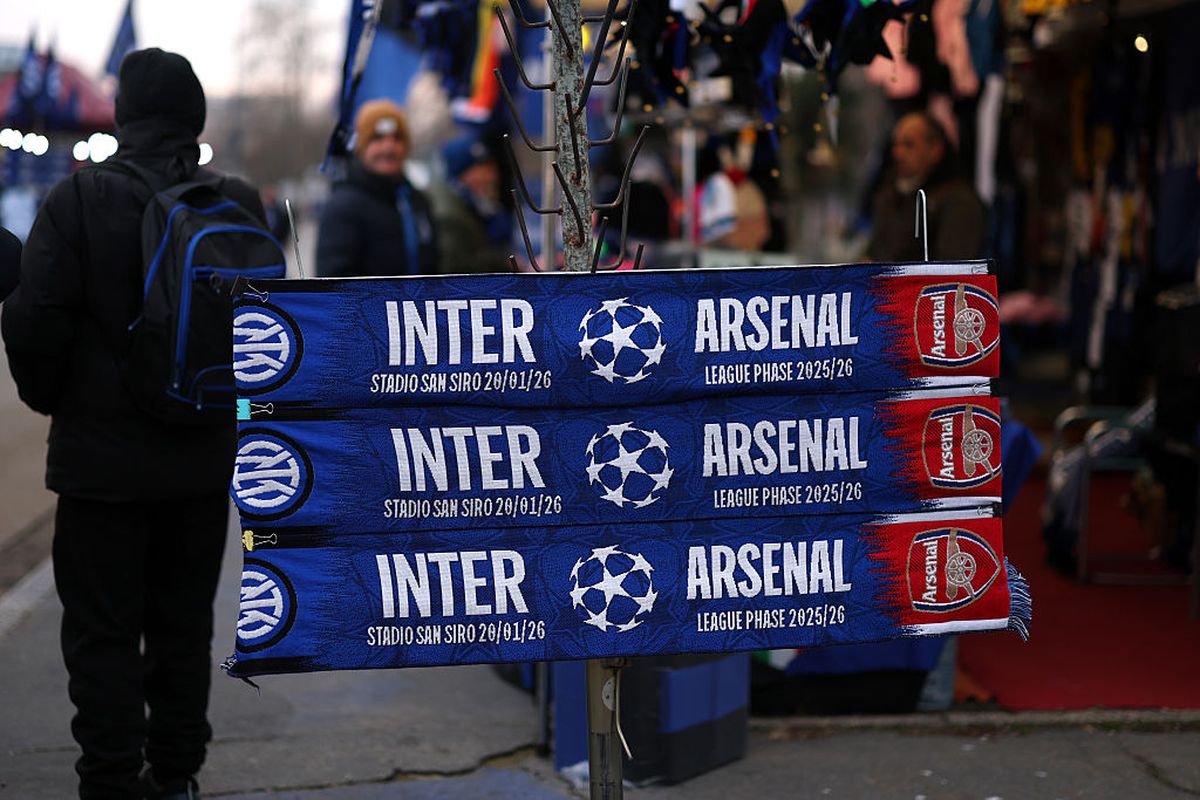 Imagini înainte de Inter - Arsenal