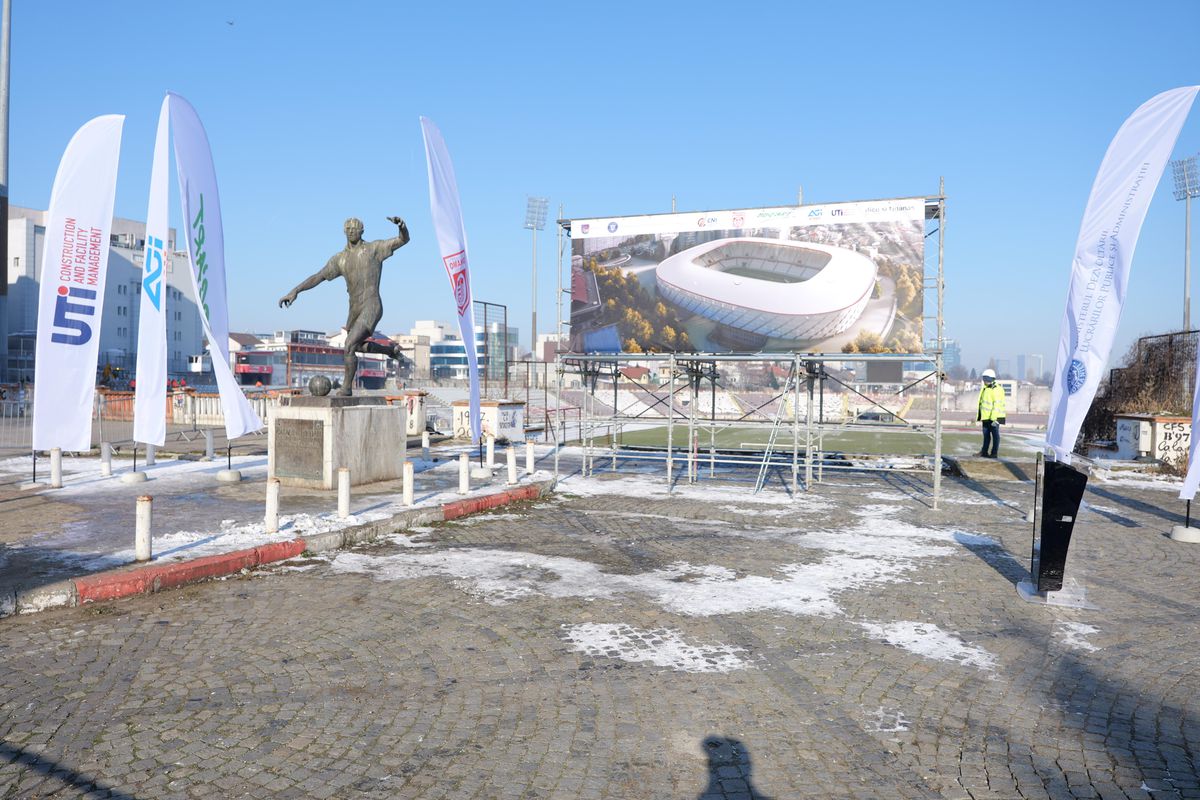 Buldozerele pun la pământ arena Dinamo: cadre spectaculoase surprinse de fotoreporterul GSP Cristi Preda, într-o zi istorică pentru „câini”