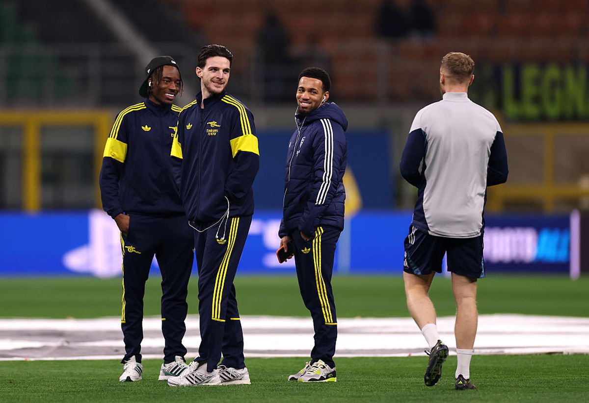 Imagini înainte de Inter - Arsenal