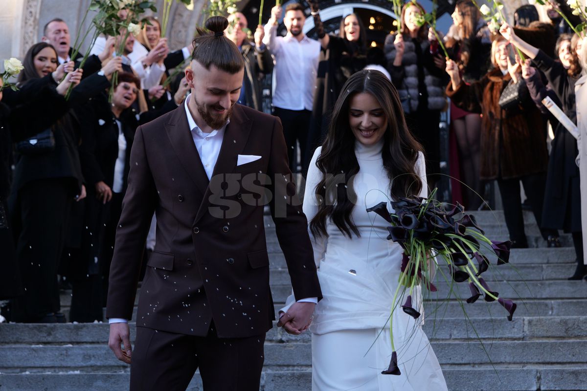 În zi de UCL, Radu Drăgușin s-a căsătorit cu Ioana Stan » Au apărut și imaginile de pe ringul de dans! Petrecere cu starurile fotbalului românesc