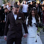 Radu Drăgușin și Ioana s-au căsătorit la Primăria Sectorului 1 / Foto: Andrei Furnigă GSP