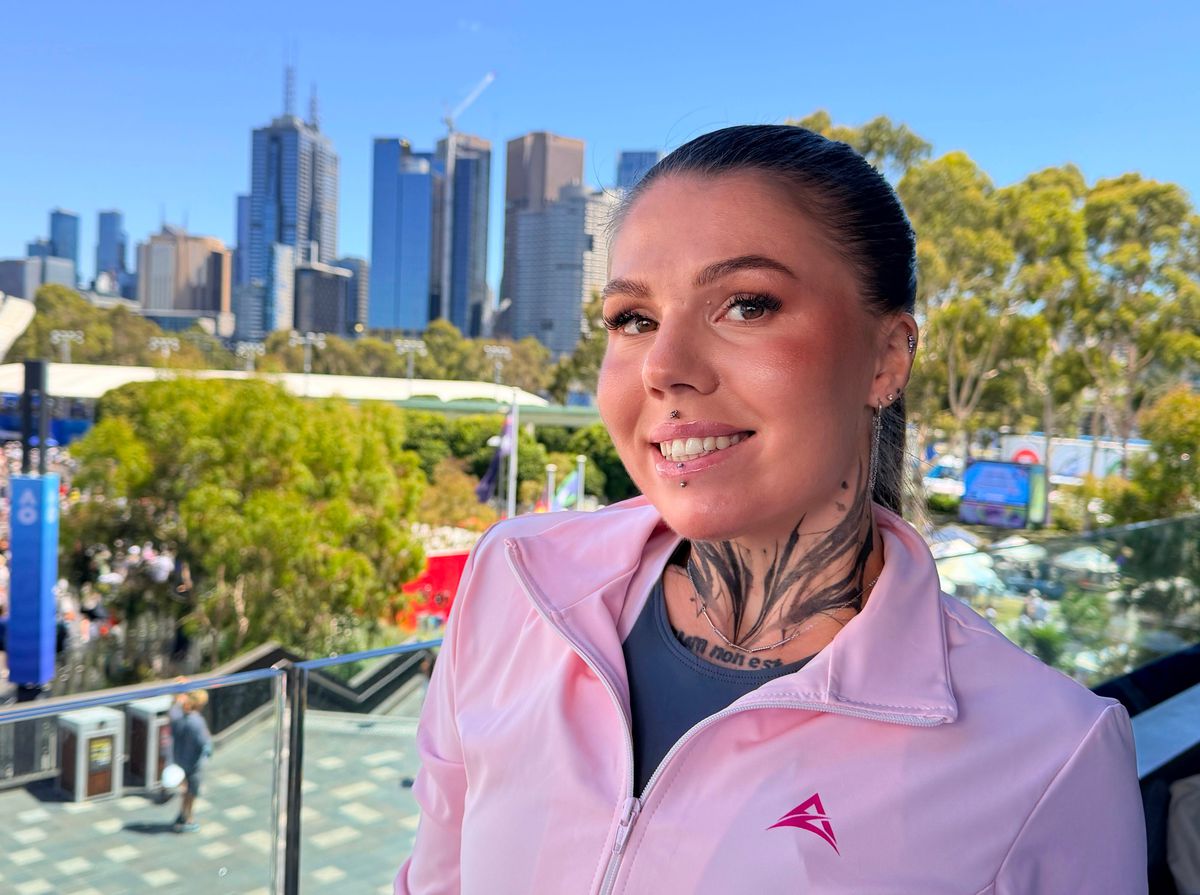 Oleksandra Oliynykova, jucătoarea de tenis cu tatuaje faciale