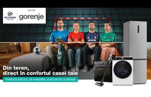 Gorenje este partener oficial al EHF EURO Masculin 2026