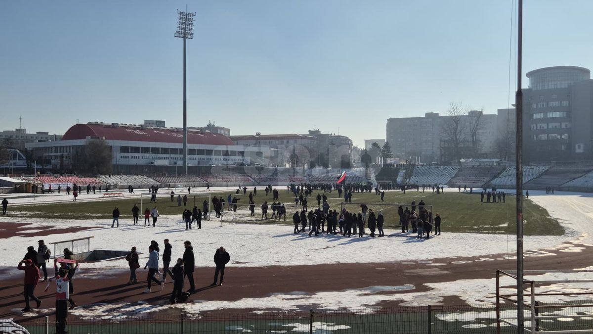Demolarea stadionului Dinamo, imagini de Cristi Preda