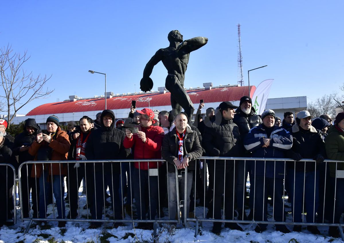 Demolarea stadionului Dinamo, imagini de Cristi Preda