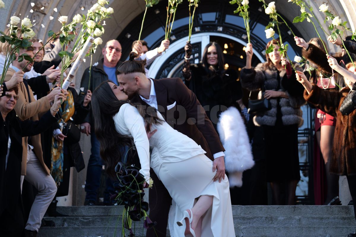 În zi de UCL, Radu Drăgușin s-a căsătorit cu Ioana Stan » Au apărut și imaginile de pe ringul de dans! Petrecere cu starurile fotbalului românesc