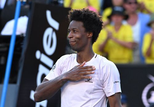 Gael Monfils după ultimul său meci la Australian Open Foto: Imago Images