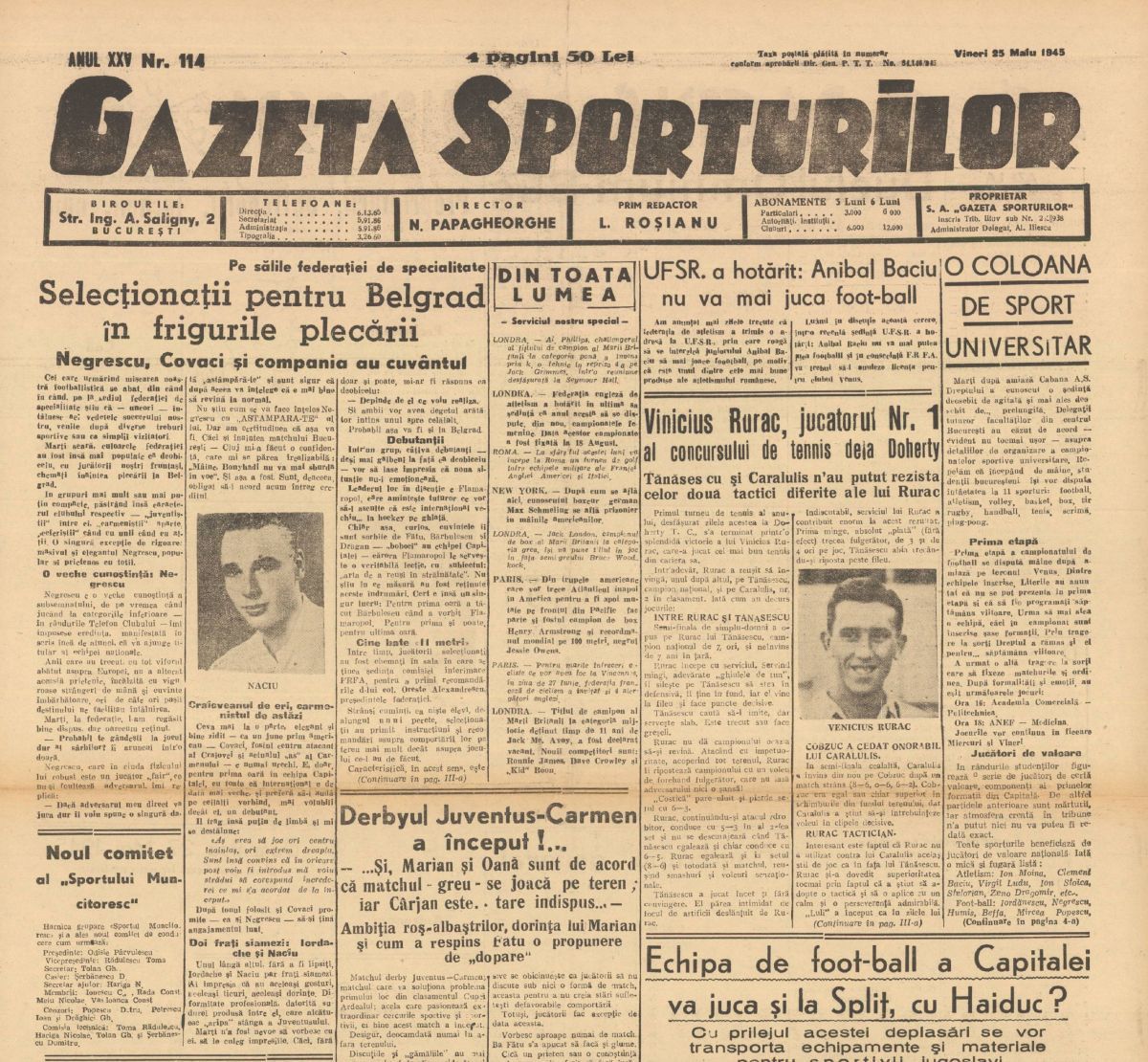 Alexandru Negrescu - Columbia