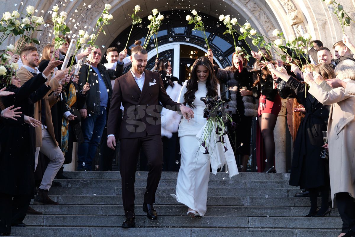 În zi de UCL, Radu Drăgușin s-a căsătorit cu Ioana Stan » Au apărut și imaginile de pe ringul de dans! Petrecere cu starurile fotbalului românesc