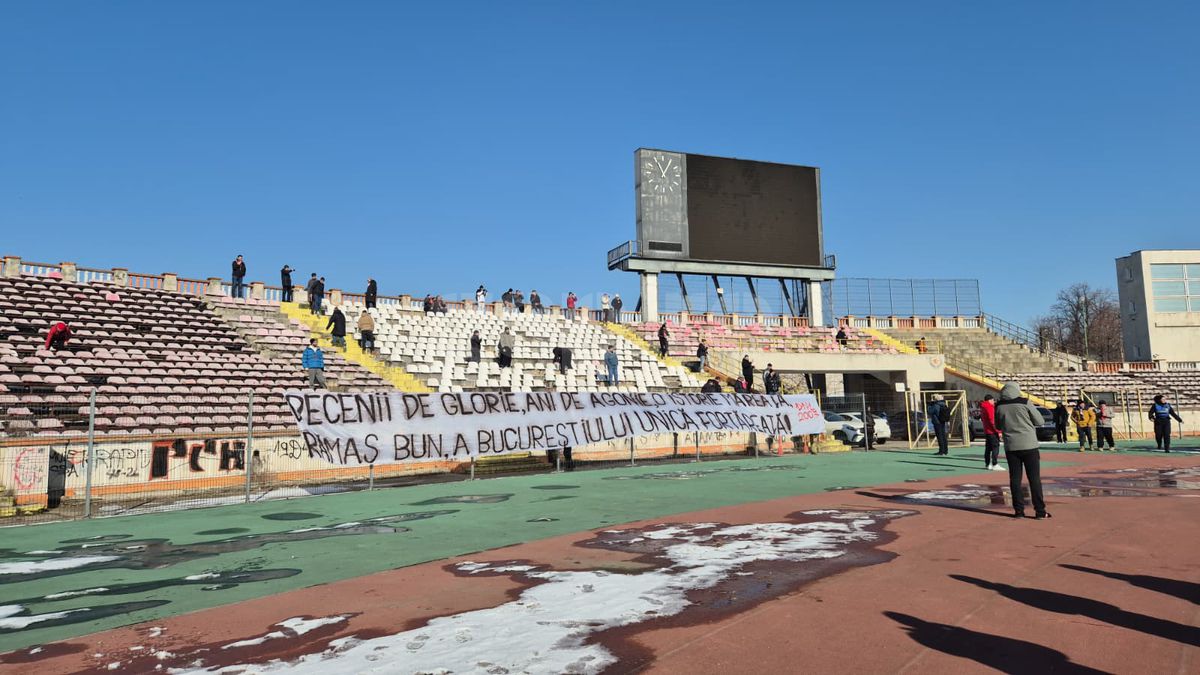 Demolarea stadionului Dinamo, imagini de Cristi Preda