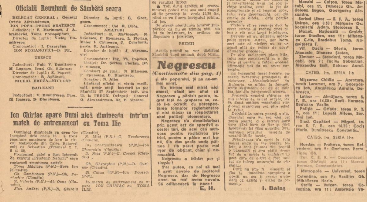 Alexandru Negrescu - Columbia