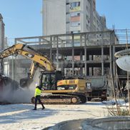 Demolarea stadionului Dinamo, imagini de Cristi Preda (GSP)