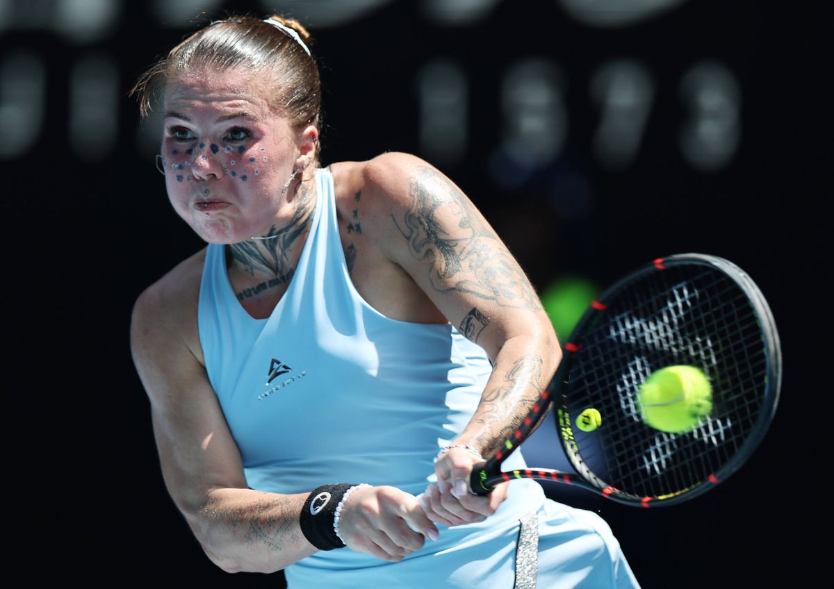 Oleksandra Oliynykova, jucătoarea de tenis cu tatuaje faciale