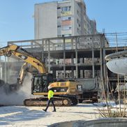 Demolarea stadionului Dinamo, imagini de Cristi Preda (GSP)