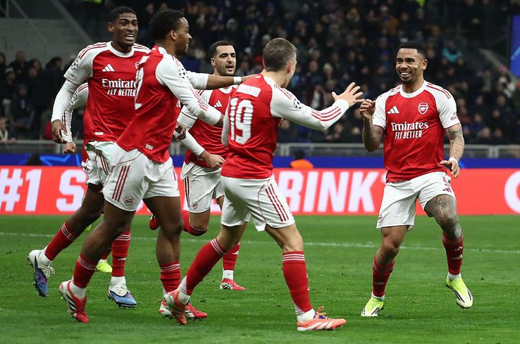 Inter - Arsenal, în Liga Campionilor/ foto: Guliver/GettyImages