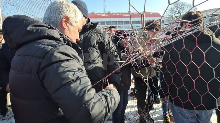 Demolarea stadionului Dinamo, imagini de Cristi Preda (GSP)