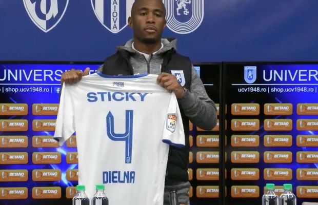 OFICIAL Claude Dielna a fost prezentat la Craiova și a dat declarații tari:„Sunt un leu! Sunt un soldat! Vreau titlul!”