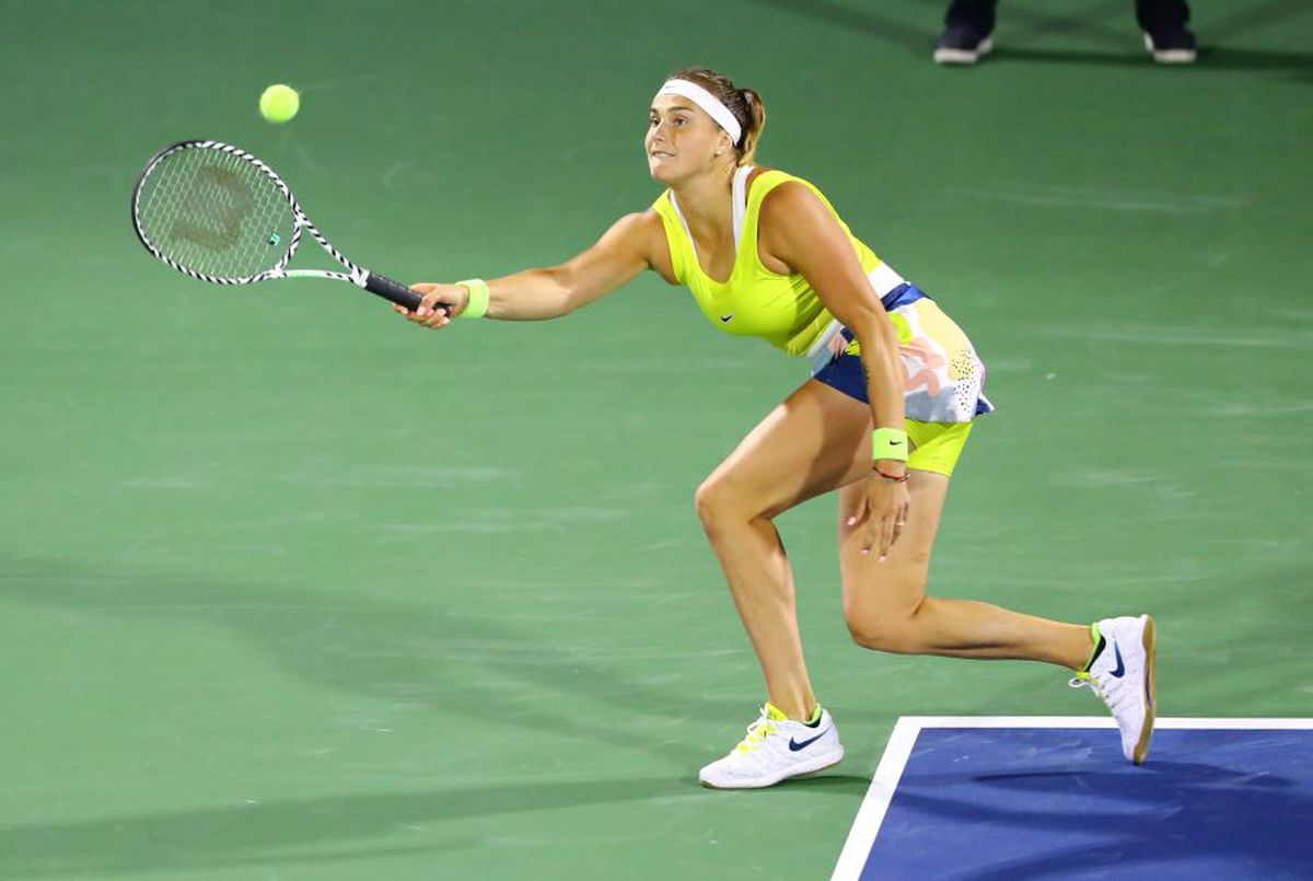 SIMONA HALEP - ARYNA SABALENKA // VIDEO Execuție imposibilă a Simonei, candidată la lovitura turneului! Reacția spectatorilor e senzațională