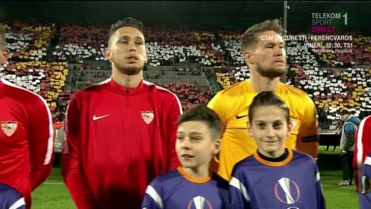 CFR CLUJ - SEVILLA 1-1 // FOTO Scenografie superbă reușită de suporterii clujenilor + De ce a fost meciul întârziat cu 6 minute