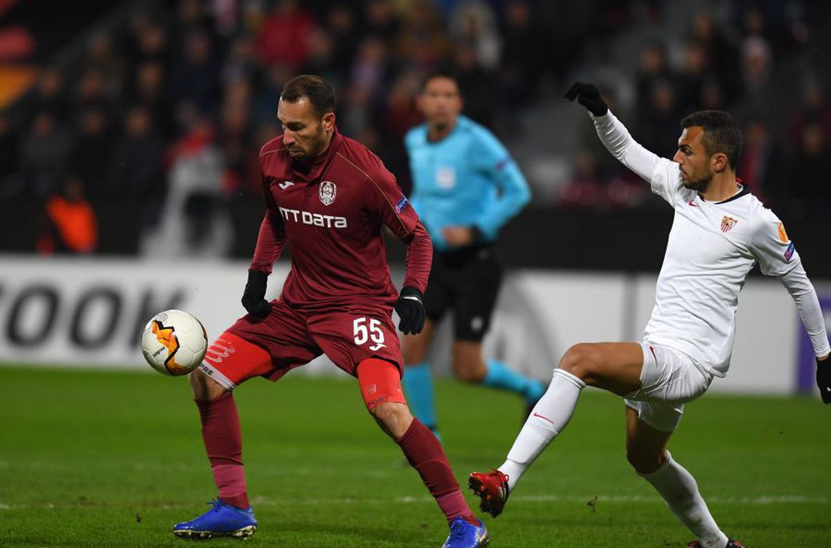 CFR CLUJ - SEVILLA 1-1 // Ciprian Deac, după golul marcat cu ajutorul tehnologiei video: „M-am obișnuit fără VAR”