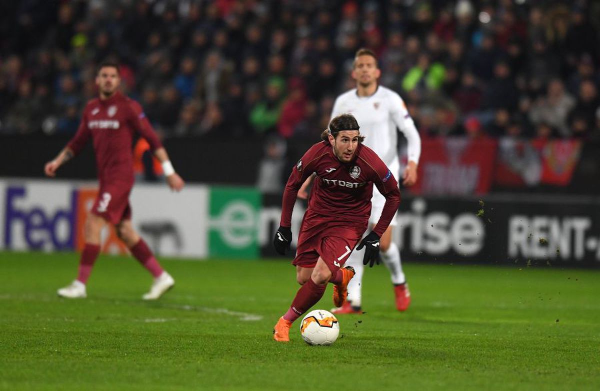 CFR CLUJ - SEVILLA 1-1 // Ciprian Deac, după golul marcat cu ajutorul tehnologiei video: „M-am obișnuit fără VAR”