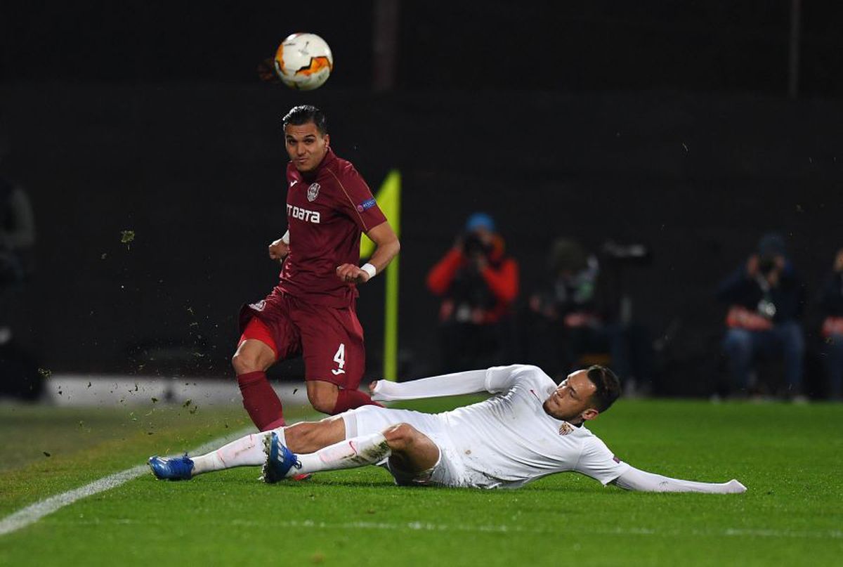 CFR CLUJ - SEVILLA 1-1 // Ciprian Deac, după golul marcat cu ajutorul tehnologiei video: „M-am obișnuit fără VAR”