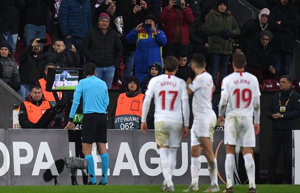 CFR CLUJ - SEVILLA 1-1 // FOTO VAR-ul a fost de partea noastră » Clujenii au deschis scorul cu ajutorul tehnologiei video!