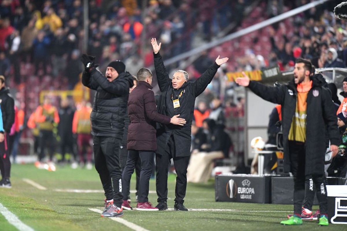 CFR Cluj - Sevilla 1-1 // VIDEO Gabi Mureșan, nemulțumit de abordarea lui Dan Petrescu: „Nu vreau să jignesc pe nimeni, dar era altceva pe vremea mea”