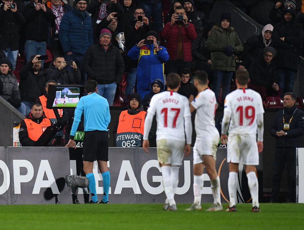 CFR CLUJ - SEVILLA 1-1 // Ciprian Deac, după golul marcat cu ajutorul tehnologiei video: „M-am obișnuit fără VAR”
