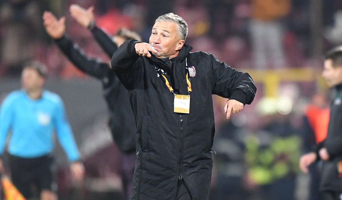 CFR CLUJ - SEVILLA 1-1 // Dan Petrescu, supărat la finalul jocului: „Ei cumpără cu 25 de milioane de euro, noi cu 50.000 de lei”