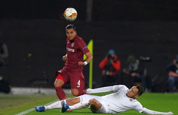 CFR CLUJ - SEVILLA 1-1 // VIDEO Cristi Manea, la primul meci după plecarea de la FCSB: „În viață e important cum te ridici, nu cum cazi”