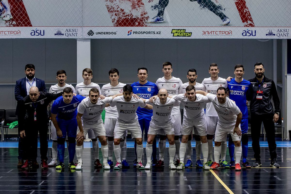 Kairat - CS United Galatați 6-1 / FOTO: Facebook @unitedgalati