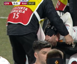 CFR Cluj - Rapid. Răzvan Onea (23 de ani), fundașul dreapta al oaspeților, s-a accidentat după numai o jumătate de oră în Gruia.