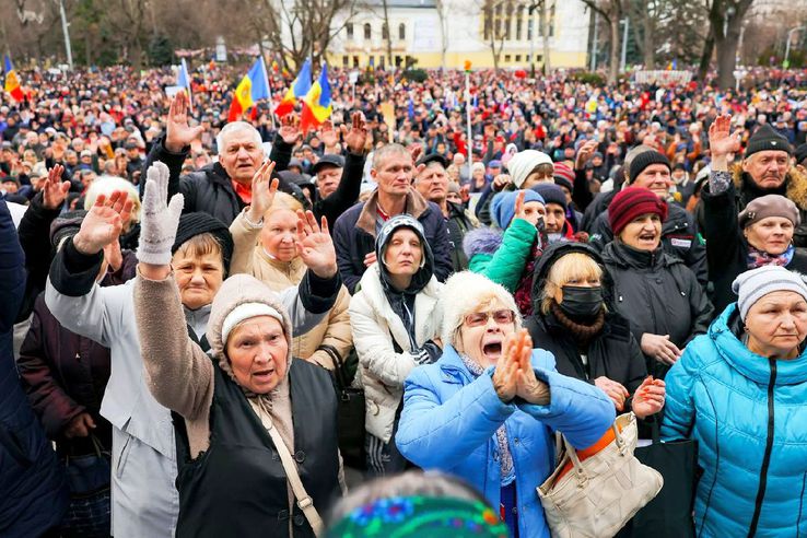 Imagini cu protestul de la Chișinău / Sursă foto: facebook.com/partidulshor