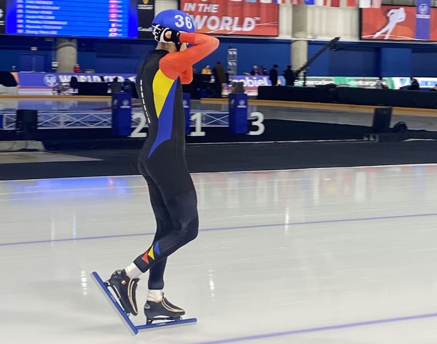 Cel mai rapid român care concurează la patinaj viteză atrage atenția autorităților: „Nu avem un patinoar artificial sau natural în toată țara”
