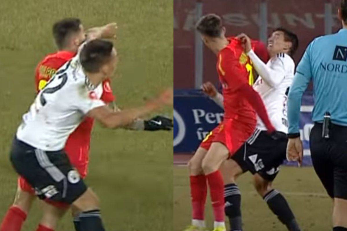 Charalambous și Sabău, reacții diferite în faze asemănătoare: „E de roșu” vs. „Unde mai e fotbalul dacă nu încurajăm duelurile?”