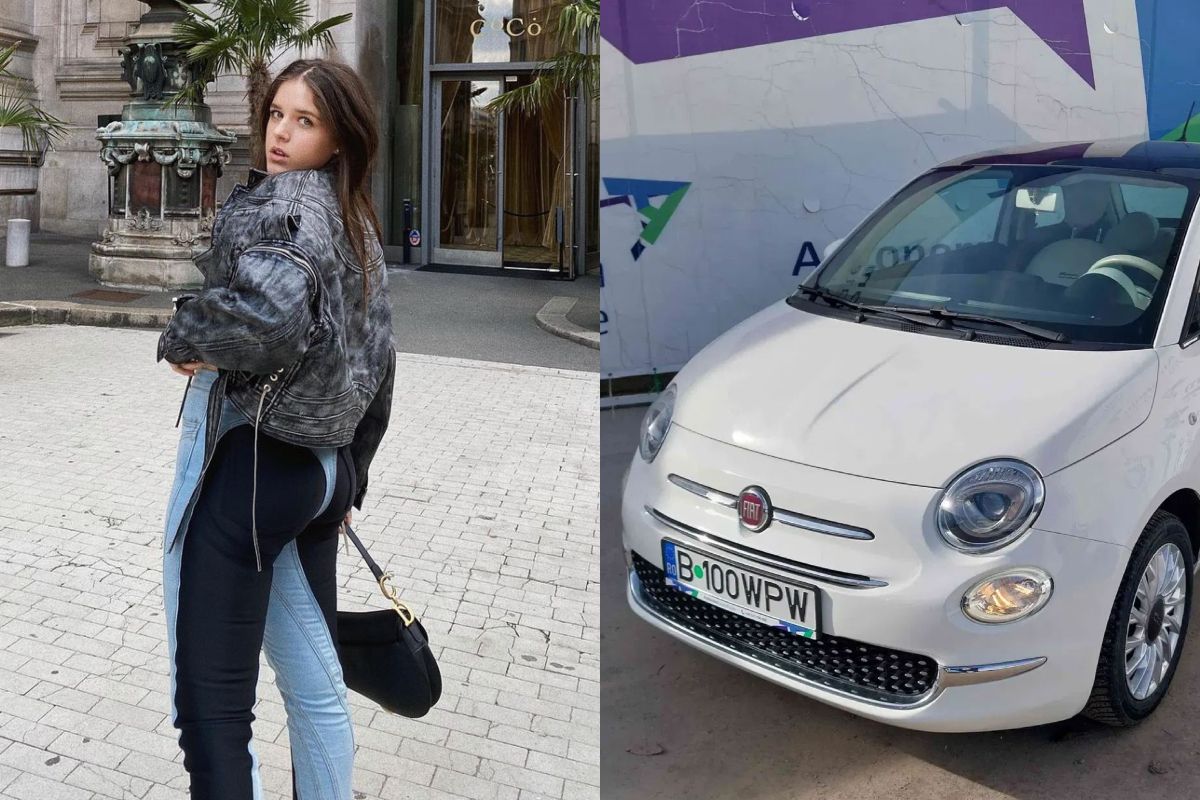 Ce mașină conduce fata lui Gică Popescu! Maria, surprinsă pe străzile din București