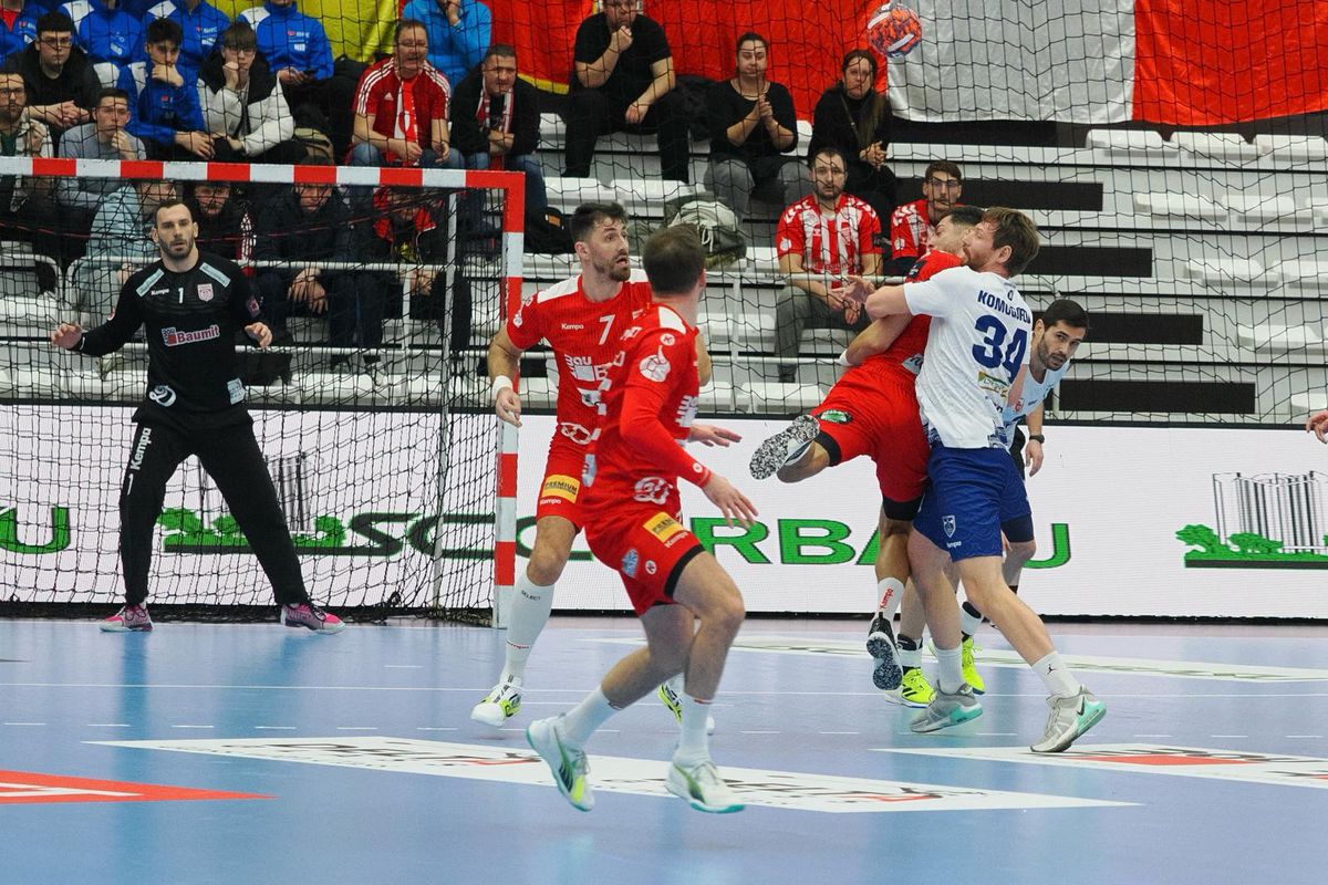 Selecționerul Buricea nu acceptă eșecul cu Dinamo din EHF: „La noi în sală e mai multă educație”