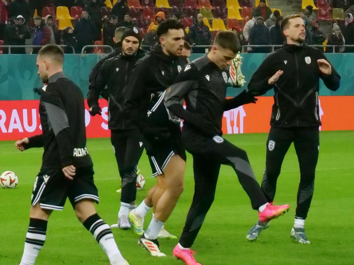 FCSB - PAOK, retur play-off pentru „optimile” Europa League // 20.02.2025 » Imagini de la încălzire