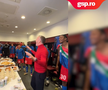 MM Stoica, fiesta în vestiar după FCSB - PAOK. FOTO: captură video FCSB