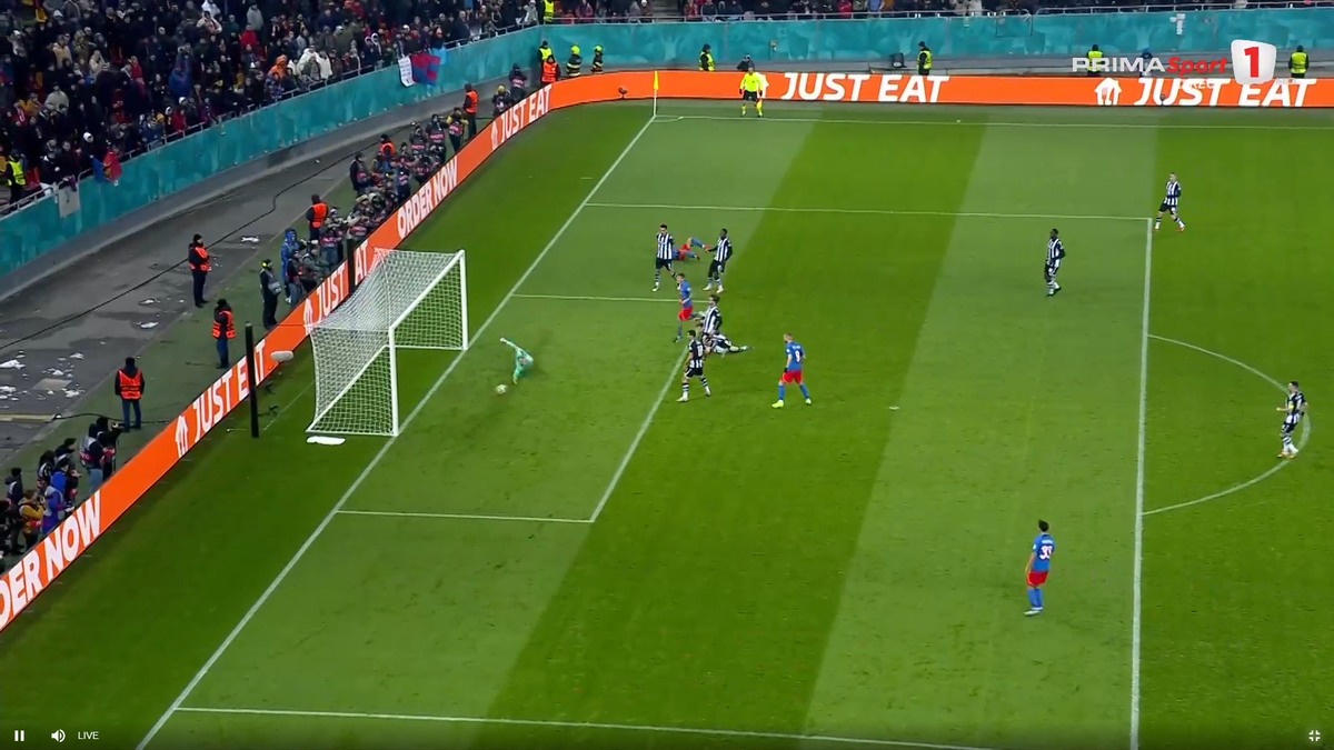 Cisotti, gol în FCSB - PAOK