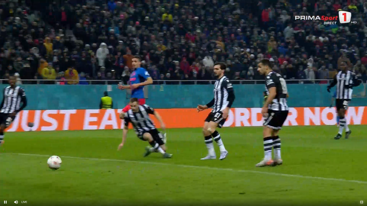 Cisotti, gol în FCSB - PAOK