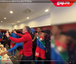 MM Stoica, fiesta în vestiar după FCSB - PAOK. FOTO: captură video FCSB