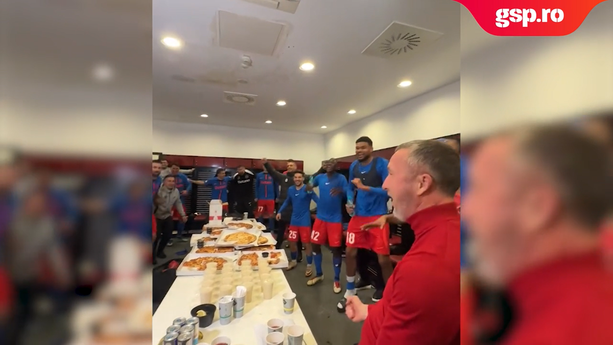 Moment savuros! Mihai Stoica a intrat în vestiar și a schimbat versurile scandării: „Stați puțin. Asta e varianta oficială!”