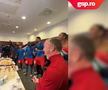 MM Stoica, fiesta în vestiar după FCSB - PAOK. FOTO: captură video FCSB